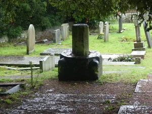 Standing cross St Wilfrid's churchyard