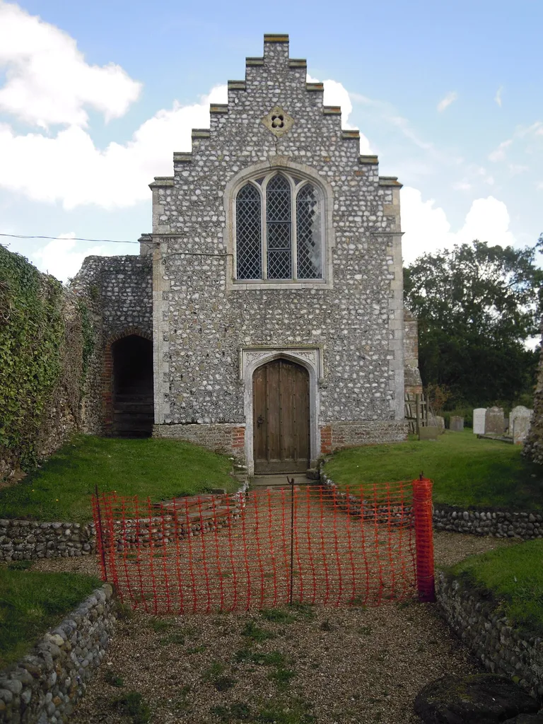 The exterior of Saint Mary’s parish church on Barningham Hall estate, Barningham Winter, Norfolk