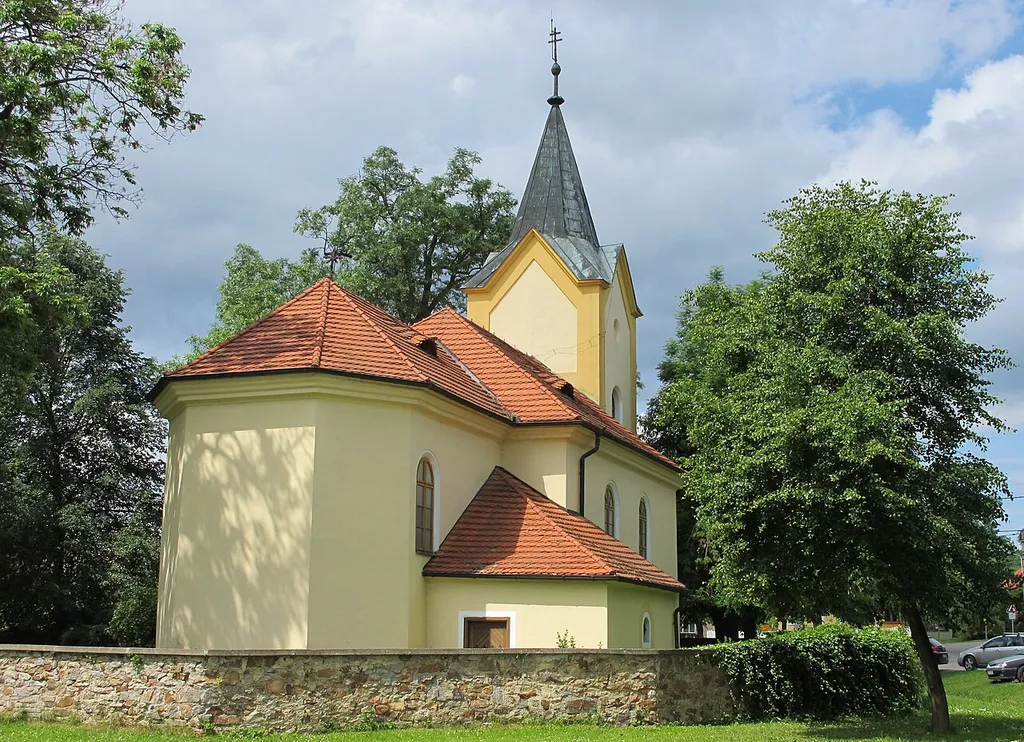 Church of Assumption of Mary in Kytín in Prague-West District