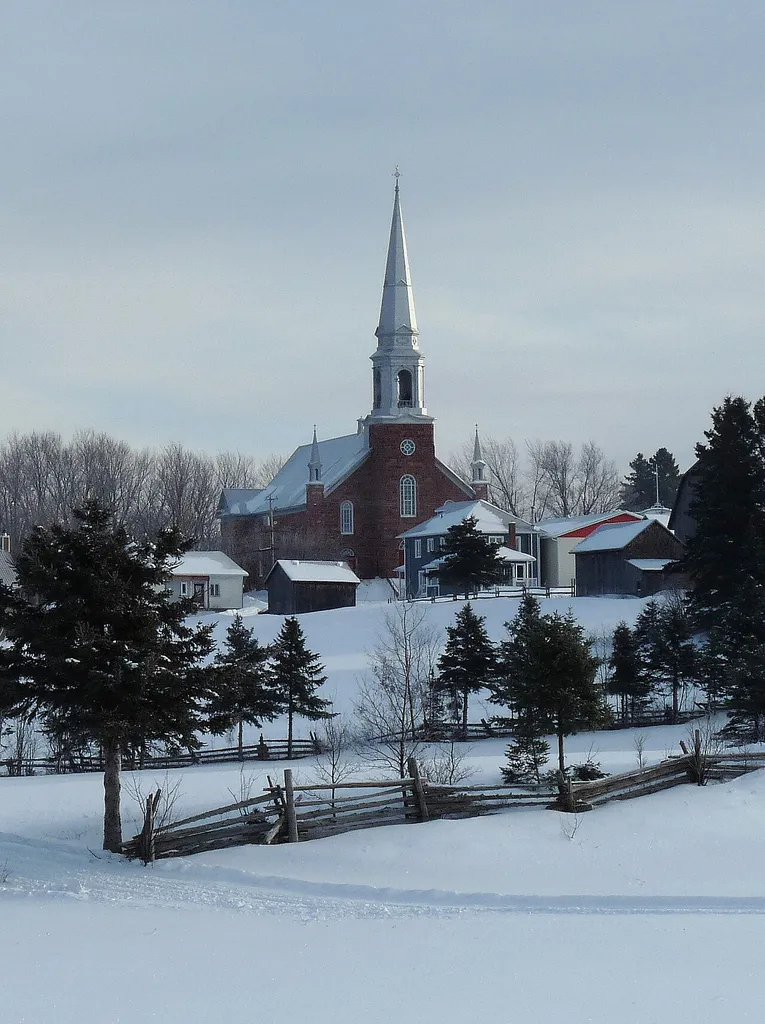 Village de Sainte-Françoise dans la MRC des Basques, au Québec
