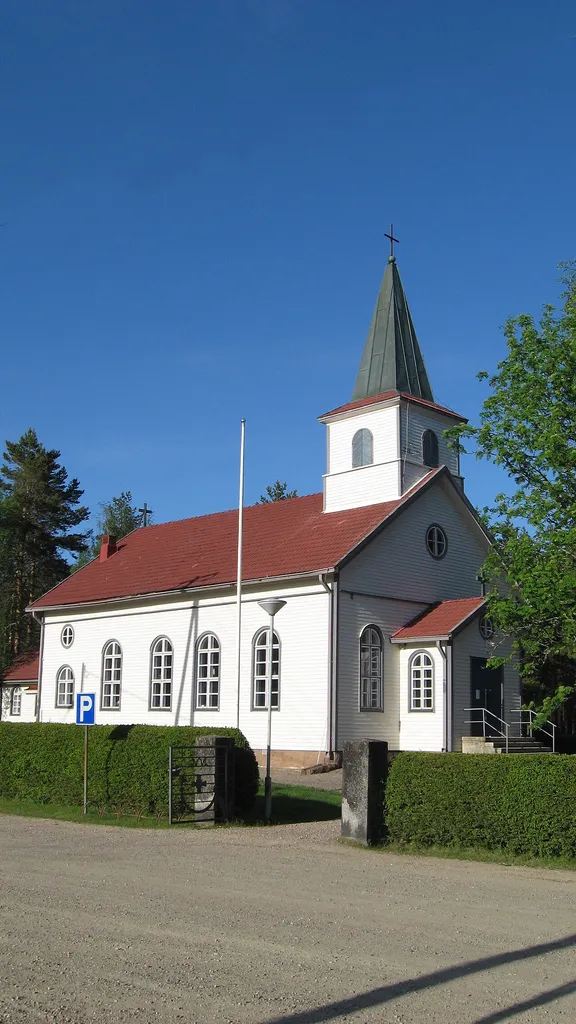 Kauhajärvi church in Kauhajärvi village, Kauhajoki, Finland.