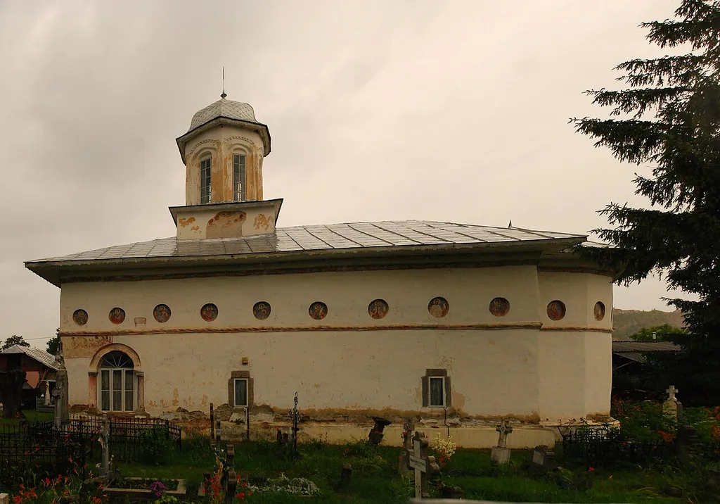 Nativity of Mary church in Sibiciu de Sus, Pătârlagele town, Buzău County, Romania