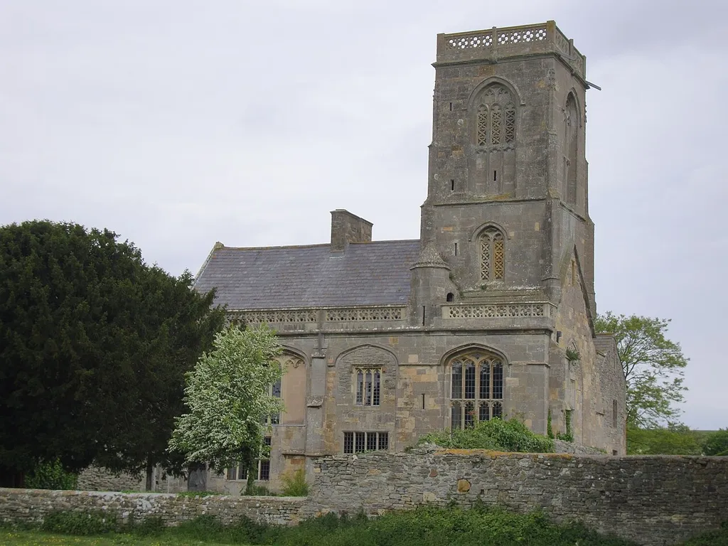 Photograph of Woodspring Priory, Somerset, England