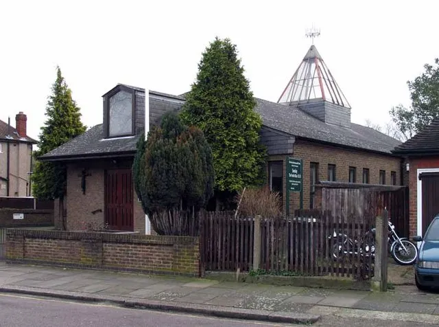 Christ Church with St Peter, Waldeck Road, London N15 Built 1982, architect Riley &amp; Glanfield