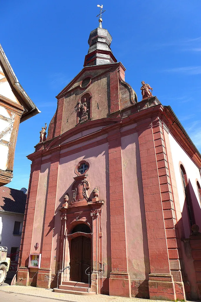 spätbarocker Saalbau, 1774–76, Architekt Peter Reheis