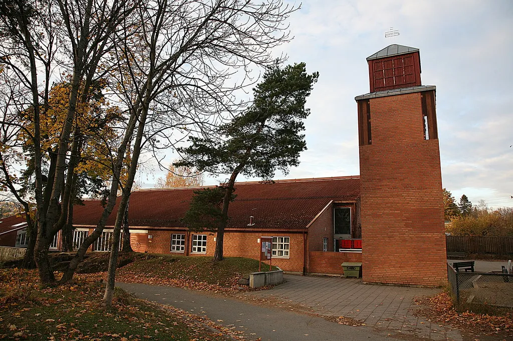 Skøyen kirke. Church in Oslo, Norway.