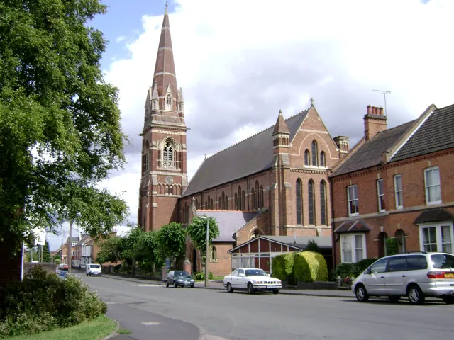 St John the Baptist parish church, Tachbrook Street, Leamington Spa: designed by local architect John Cundall and consecrated in 1878