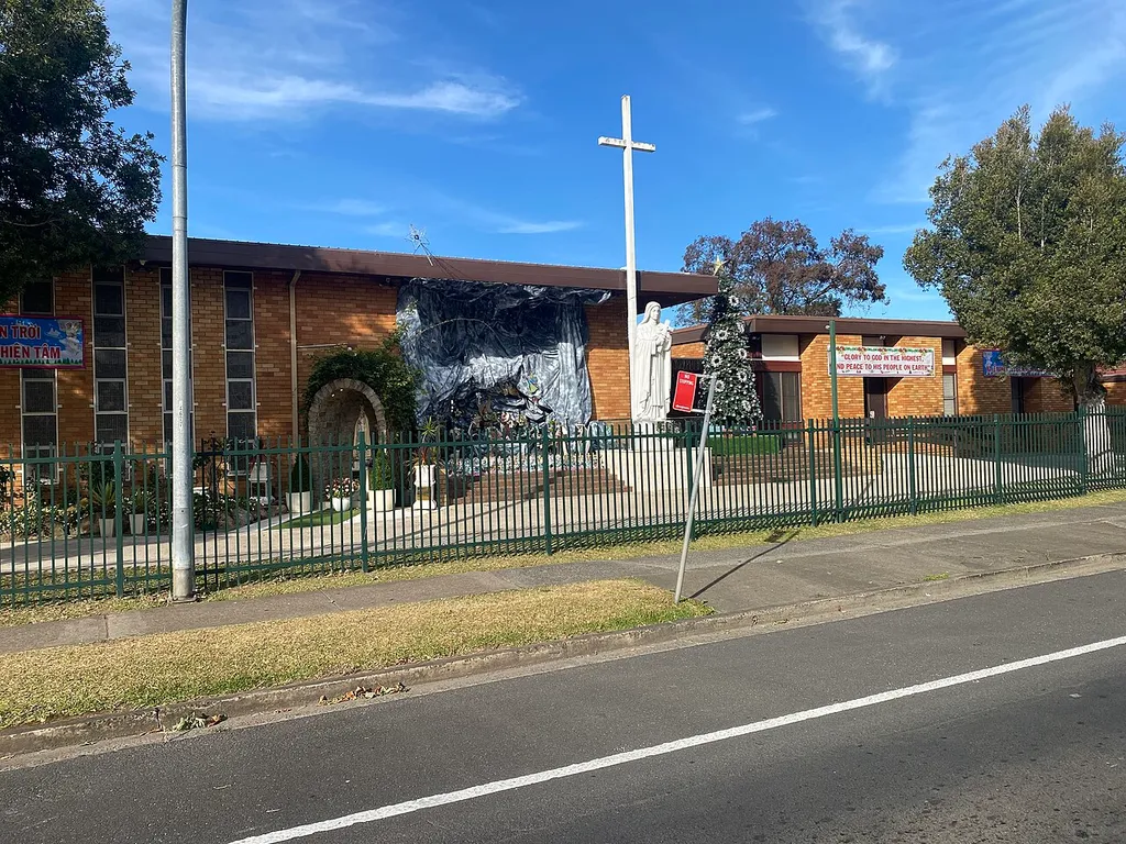 Catholic church in Sadleir.
