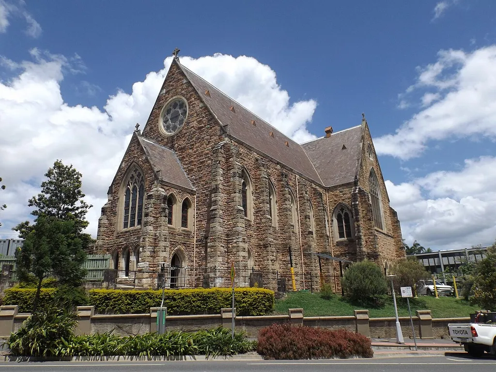 Photo of St Andrews Anglican Church at South Brisbane, Brisbane, Queensland, Australia.