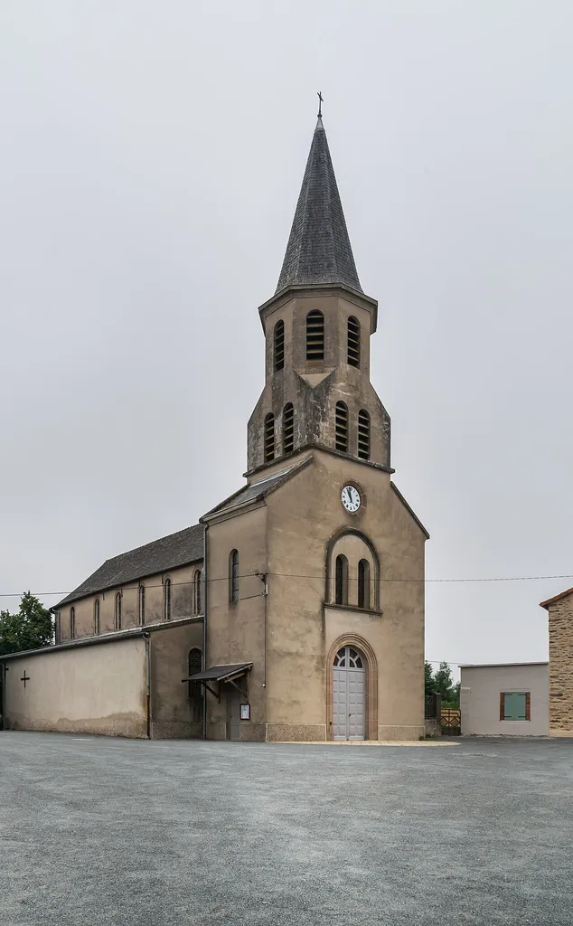 Saint Martianne church in Tanus, Tarn, France