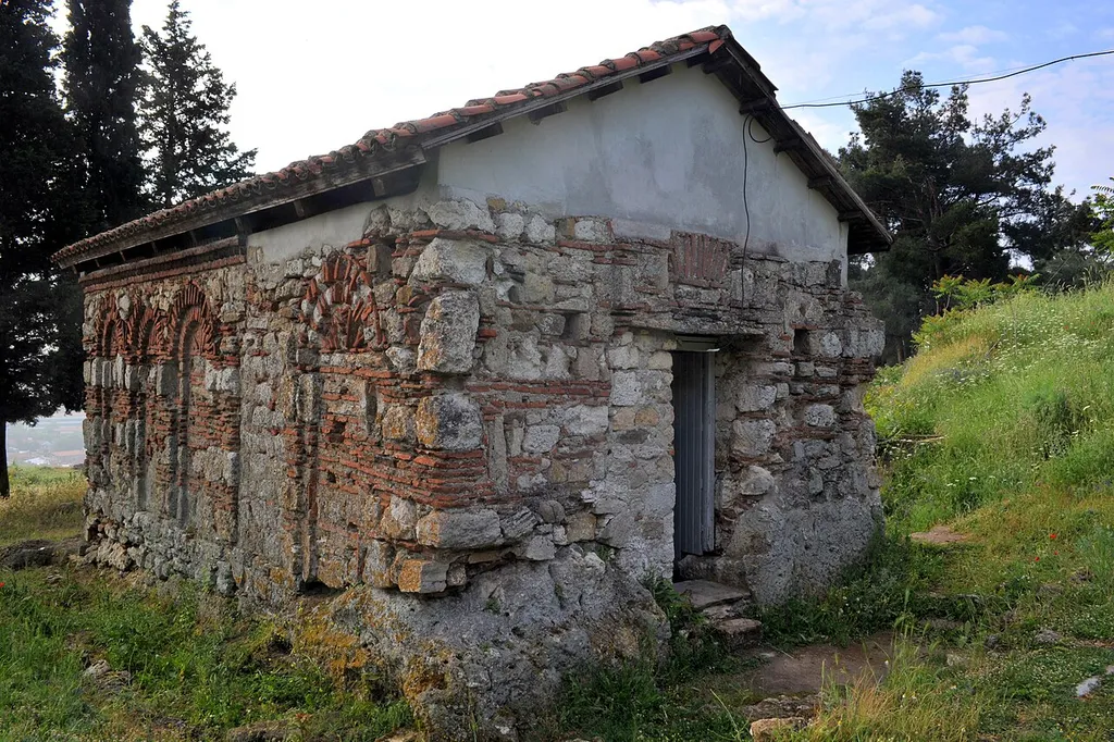 Exterior of church Saint Ekaterini at Castles - Didymoteicho, West Thrace, Greece.