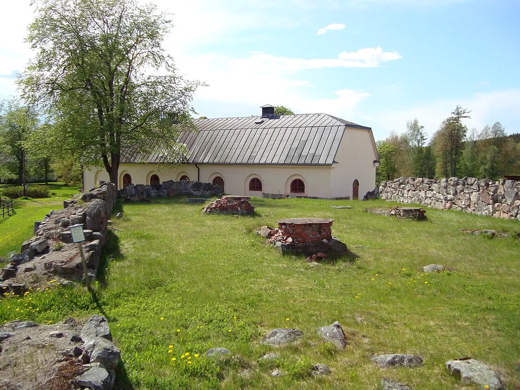 Ruins of Gudsberga monastery, Kloster, Hedemora municipality, Sweden