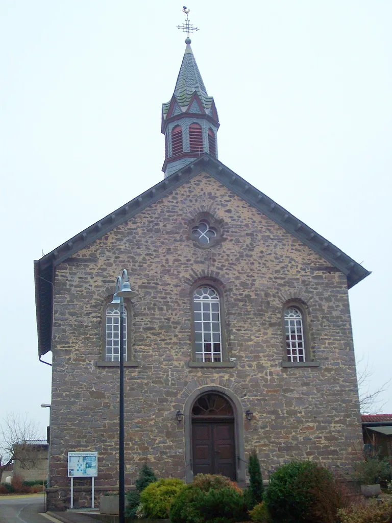 Evangelische Kirche Lumda, Grünberg, Landkreis Gießen, Hessen, Deutschland