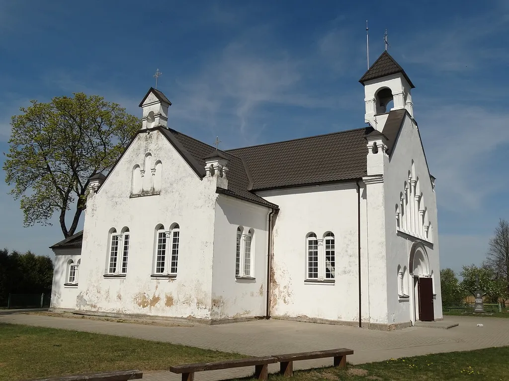 Catholic church, Pamūšis (Klovainiai), Pakruojis district, Lithuania