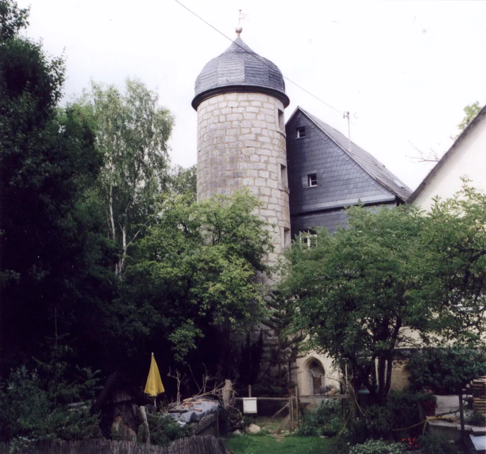 Burg Kohlstein, Hauptgebäude mit Treppenturm
