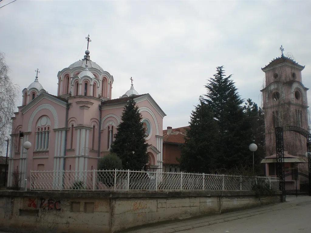 The church of Holly Trinity in the center of Kumanovo, Macedonia