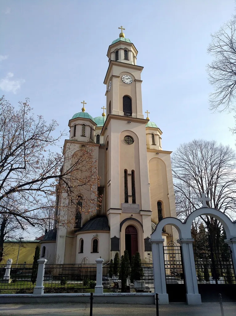 Cathedral of the Dormition of the Mother of God, Tuzla, Bosnia and Herzegovina.