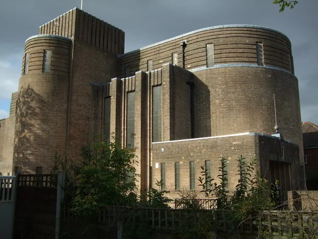 St Nicholas, Burnage Built in 1931-2 (architects Welch, Cachemaille-Day &amp; Lander).