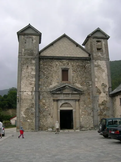 Church in Orbaitzetako Ola (Nafarroa).