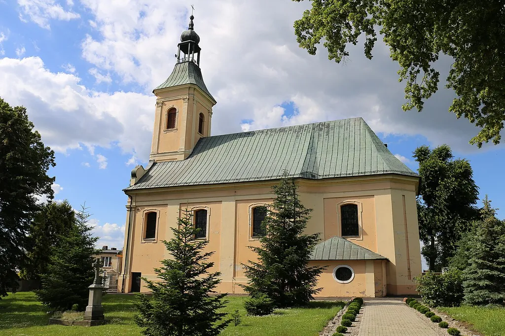 Maciowakrze, ul. Spółdzielcza 16 (Matzkirch) - rzymskokatolicki kościół parafialny pw. św. Floriana, 1772-1773