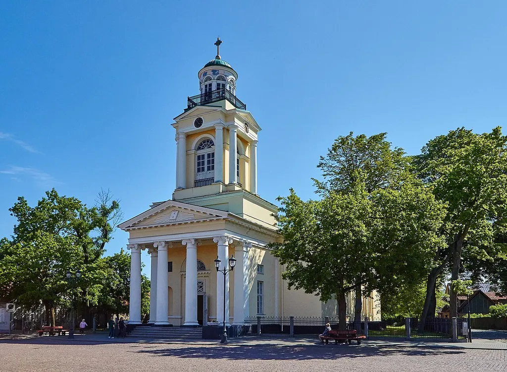 Nicholas church in Ventspils