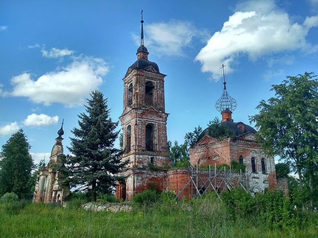 Церковь Знаменская: Ивановское, Нерехтский район, Костромская область