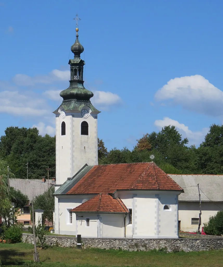 Saint Peter's Church in Dob pri Šentvidu, Municipality of Ivančna Gorica, Slovenia