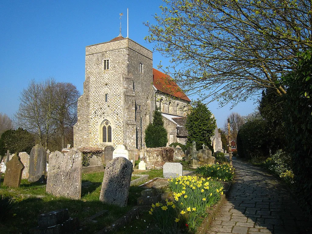 St Andrew's Church, Steyning, West Sussex, England. .mw-parser-output .messagebox{margin:4px 0;width:auto;border-collapse:collapse;border:2px solid var(--border-color-progressive,#6485d1);background-color:var(--background-color-neutral-subtle,#fbfcff);color:var(--color-base,#202122);box-sizing:border-box;border-inline-start-width:8px}.mw-parser-output .messagebox.mbox-small{font-size:88%;line-height:1.25em}.mw-parser-output .mbox-warning,.mw-parser-output .mbox-speedy{border:2px solid var(--border-color-error,#b22222);background:var(--background-color-error-subtle,#ffdbdb);border-inline-start-width:8px}.mw-parser-output .mbox-serious,.mw-parser-output .mbox-delete,.mw-parser-output .mbox-stop{border:2px solid var(--border-color-error,#b22222);border-inline-start-width:8px}.mw-parser-output .mbox-issue,.mw-parser-output .mbox-content{border:2px solid #f28500;background:var(--background-color-warning-subtle,#ffe);border-inline-start-width:8px}.mw-parser-output .mbox-query,.mw-parser-output .mbox-style{border:2px solid #f4c430;background:var(--background-color-warning-subtle,#ffe);border-inline-start-width:8px}.mw-parser-output .mbox-shit{border:2px solid #960;border-inline-start-width:8px}.mw-parser-output .mbox-license{border:2px solid #88a;border-inline-start-width:initial}.mw-parser-output .mbox-legal{border:2px solid var(--border-color-notice,#666);background:var(--background-color-base,#fff);border-inline-start-width:8px}.mw-parser-output .mbox-honor{border:2px solid #ca3;background:var(--background-color-warning-subtle,#fcf4db);border-inline-start-width:8px}.mw-parser-output .mbox-growth{border:2px solid #8d4;background:var(--background-color-success-subtle,#d5fdf4);border-inline-start-width:8px}.mw-parser-output .mbox-move{border:2px solid #93c;border-inline-start-width:8px}.mw-parser-output .mbox-protection,.mw-parser-output .mbox-message{border:2px solid var(--border-color-base,#aaa);border-inline-start-width:8px}.mw-parser-output .messagebox .mbox-text{borde