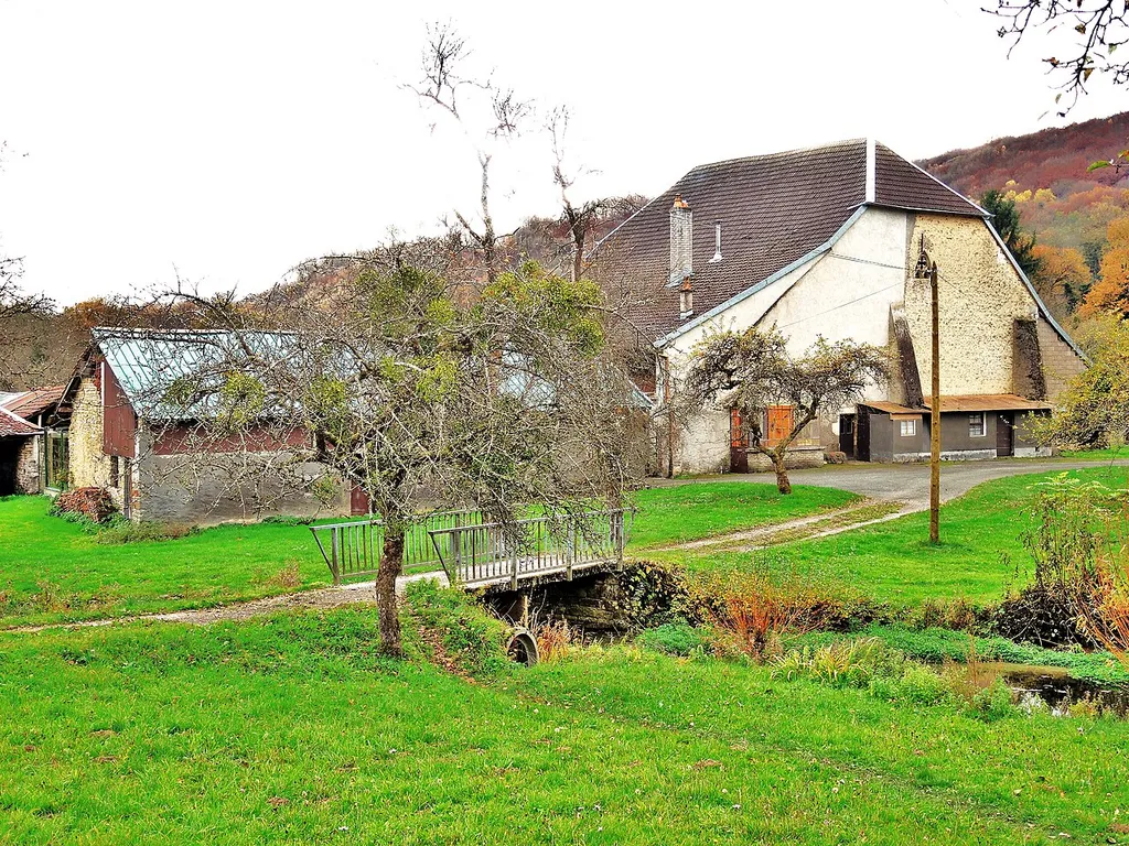 Vue actuelle de l'ancienne abbaye de Lieu-Croissant, ou des trois rois.
