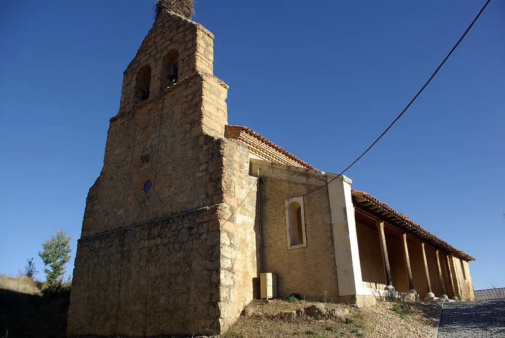 Church of the Assumption in Villarmún, Gradefes (León, Spain).