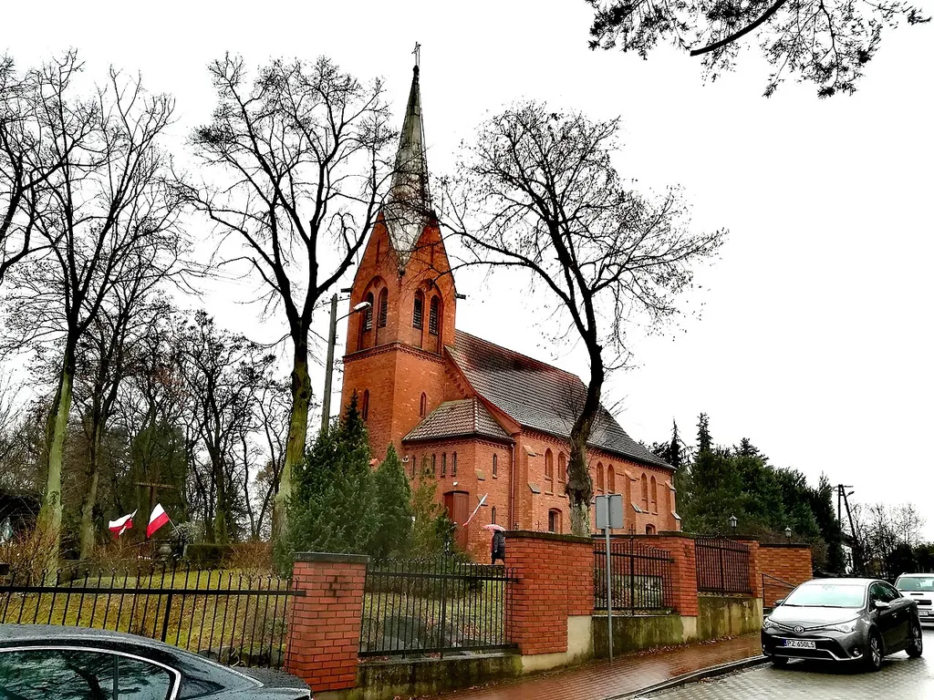 Kościół Niepokalanego Serca Najświętszej Maryi Panny w Jerzykowie koło Pobiedzisk.