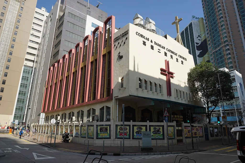 SS Cosmas &amp; Damian Church in Tsuen wan, Hong Kong.