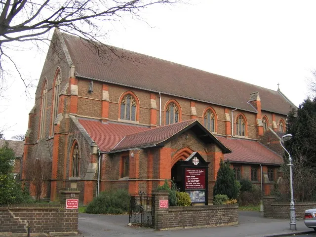St Stephen's Church, Warwick Road. Anglican church of the parish of Norbury and Thornton Heath. Built 1912, Grade II listed.