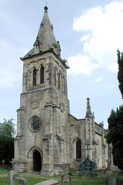 Christ Church parish church, Kilndown, Kent, seen from the west