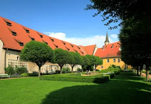 Monastery garden in Cheb