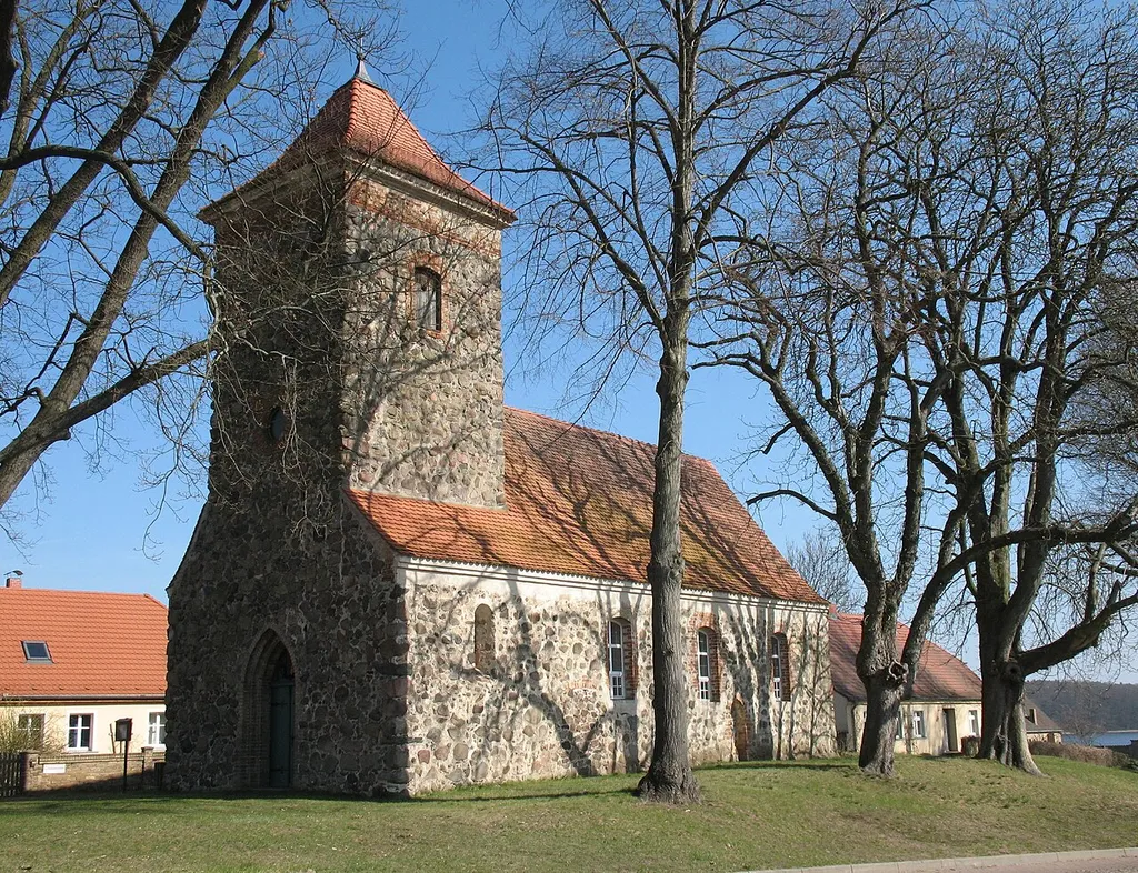 Church in Vielitzsee-Vielitz in Brandenburg, Germany