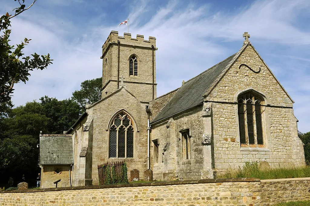 TINGEWICK, United Kingdom - Tech. Sgt. Edward Nelson, Staff Sgt. Arthur Scruggs, Staff Sgt. David Vantreese, Staff Sgt. Samuel Fullerton and Staff Sgt. Mark Sullivan all helped with a labor-intensive task of repairing items in the town's 12th century church here. All Airmen are assigned to the 422nd Security Forces Squadron at RAF Croughton.