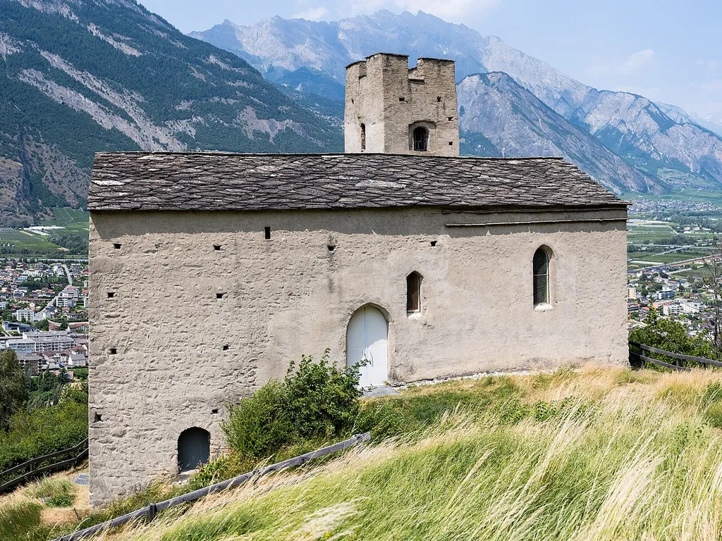 La chapelle du château de Saxon en juin 2023.
