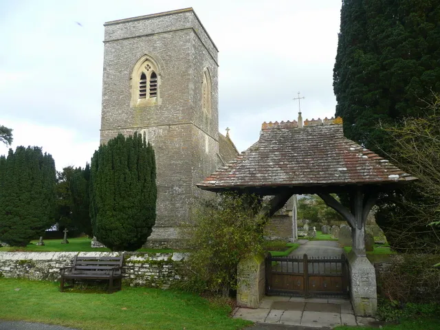 St. Gastyn's Church, Llangasty Tal-y-llyn The lych-gate to the west of the church.