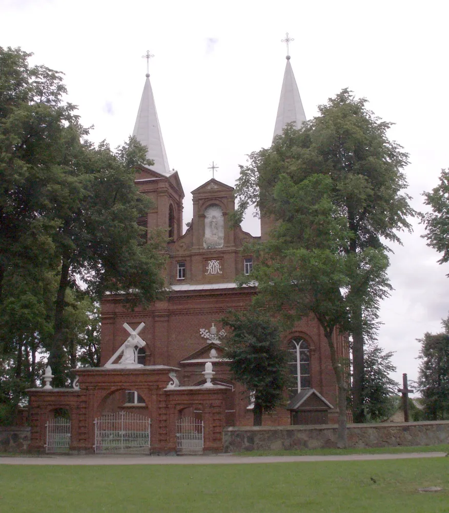 Church in Meškuičiai, Šiauliai district, Lithuania