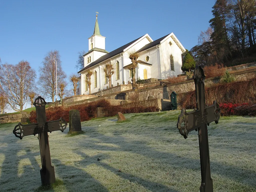 Stokken church in Arendal, Norway. Author:Karl Ragnar Gjertsen