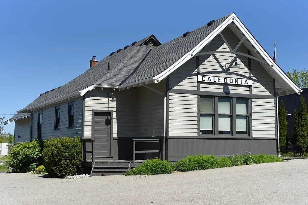 Grand Trunk Railway Museum, a former GTR/CNR/CN railway station in Caledonia, Ontario