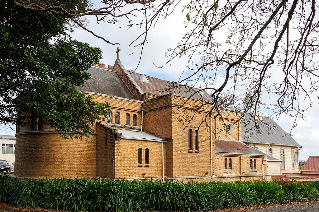 St Alban the Martyr Church in Balmoral, Auckland, viewed from the north-east.