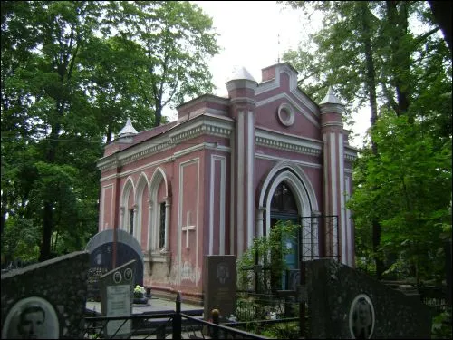 Belarusian Greek-Catholic chapel at the Catholic cemetery in Mahiliou