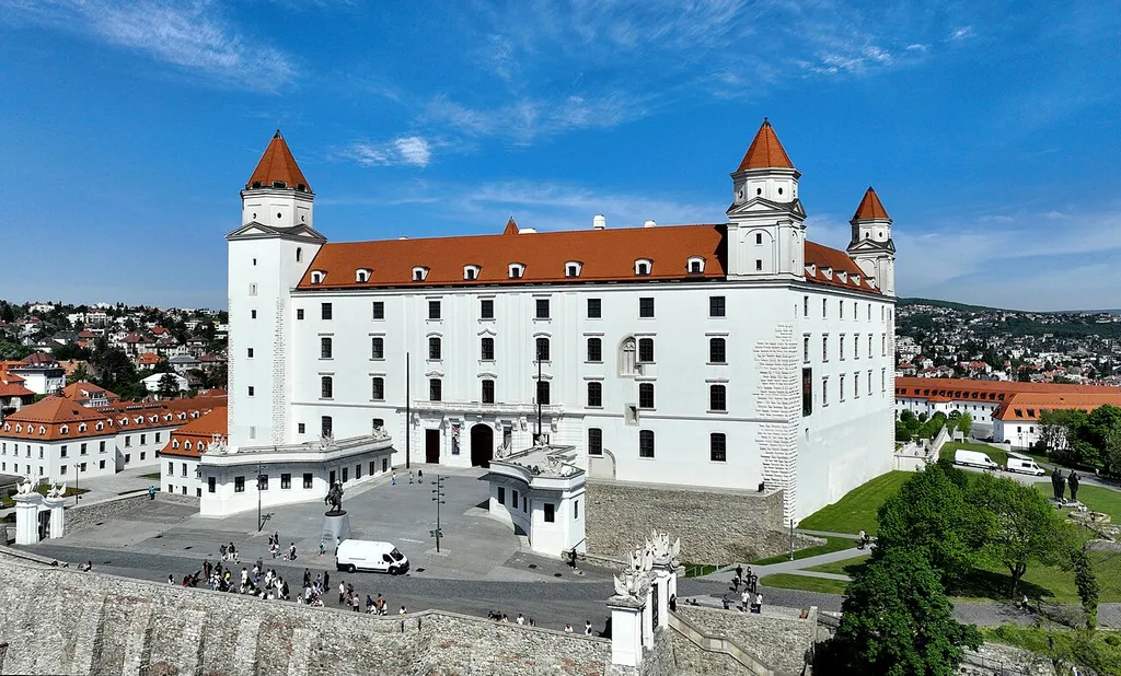 South view of Bratislava Castle.