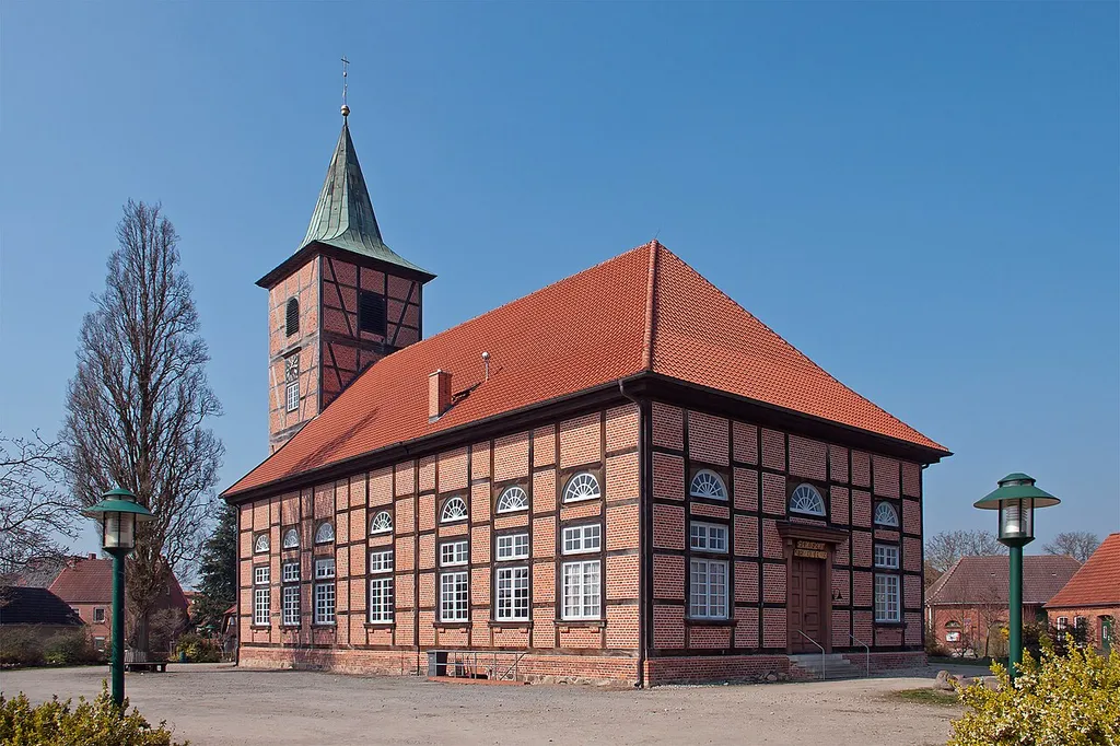 St. Mary's Church in Neuhaus upon Elbe (district Lüneburg, northern Germany).