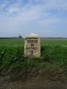 Milestone, 50yds E of X-rds (Church Lane & Blind Lane