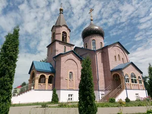 The Aliaksandar Nieŭsky Cathedral in Marjina Horka