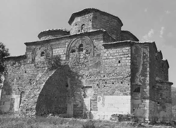 Orthodoxe Kirche St. Nikolaus in Mesopotam (Albanien), Zustand 1999