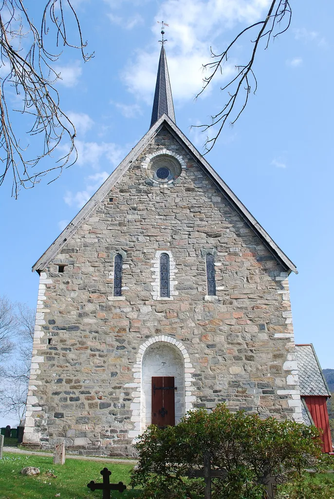 Tingvoll kirke in Tingvoll, Møre og Romsdal, Norway.